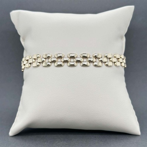 Estate 14K Yellow Gold Panther Link Bracelet