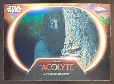 2025 Topps Non-Sport Chrome Star Wars A Sith Lord Observes Acolyte #AC-21