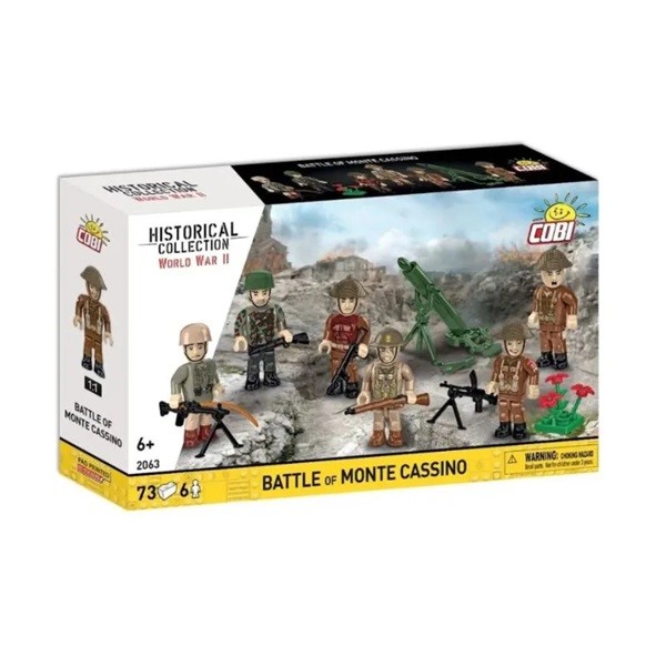 Cobi 2063 Historical Collection Battle of Monte Cassino Figures New Kit