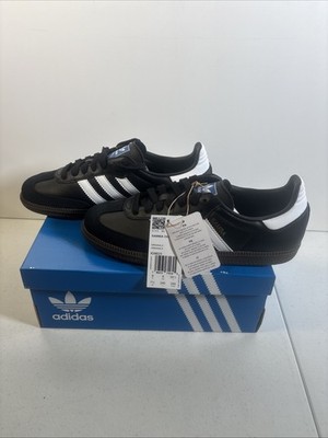 Size 7.5- adidas Samba OG Black Silver Rhinestones W