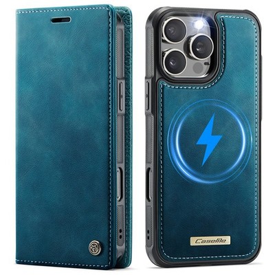 Magnet Magsafe Leder Wallet Cover für iPhone 17 Pro Max 16E 15 Plus 14 13 12