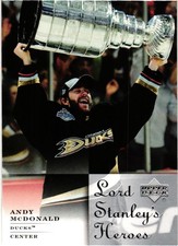2007-08 Upper Deck Hockey Lord Stanley's Heroes # LSH5 Andy McDonald