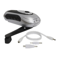 Image of Sealey 3 LED Wind-Up Rechargeable Torch With Charging Outlet Port AK3305