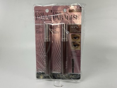 L'Oreal Paris Voluminous Lash Paradise Mascara Latte Brown 0.28oz, 2 PACK
