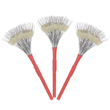 Fishing Bobber Stops [300PCS] Column Floats Sinker Stops - [Beige]