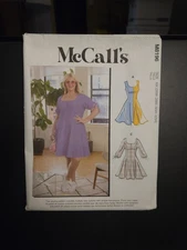 McCall's M8196 Fit & Flare Dress w Colorblock Option PLUS Sz 26W-32W UNCUT