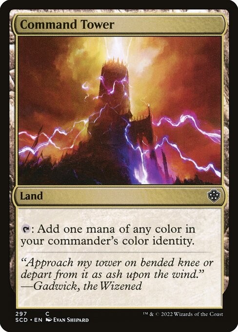  Command Tower Magic the Gathering MTG Starter Commander Deck