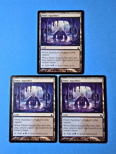 3x Dimir Acquedotto Ravnica Città delle Gilde Mtg Magic Gathering Land Mana 276 - Foto 1 di 2