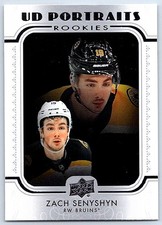 2019-20 Upper Deck UD Portraits Zach Senyshyn Rookie Boston Bruins #P-44