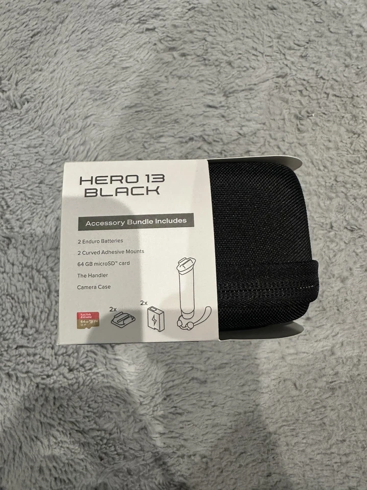 GOPRO HERO 13 BLACK 8K ACTION CAMERA CAMCORDER ACCESSORY BUNDLE - NEW SEALED - Image 3 of 4