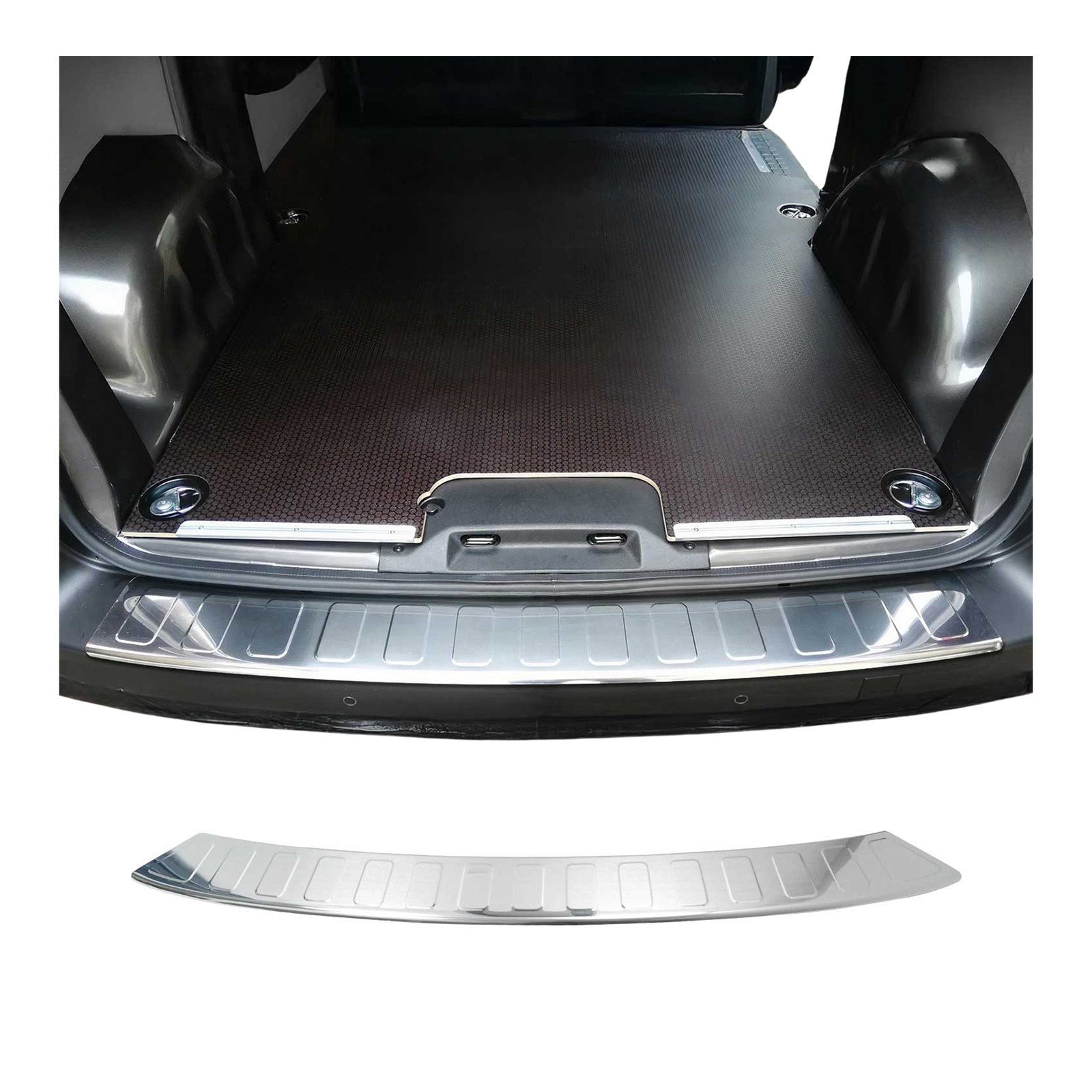 Protection de pare-chocs pour Toyota Proace Verso 2016-2026 acier inoxydable L1 L2