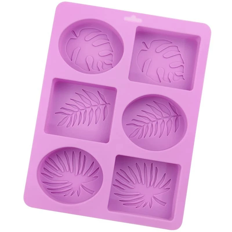 Stampo In Silicone Per Sapone Fai Da Te Con Scatola Legno - Set Da 3 Stampi (Orso, Quadrifoglio, Rettangolare)