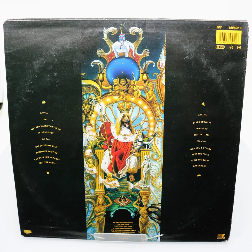 Michael Jackson - Dangerous - EPC 465802 1 - Europe - 1991 - Ultrasonic Cleaned - Image 2 of 4