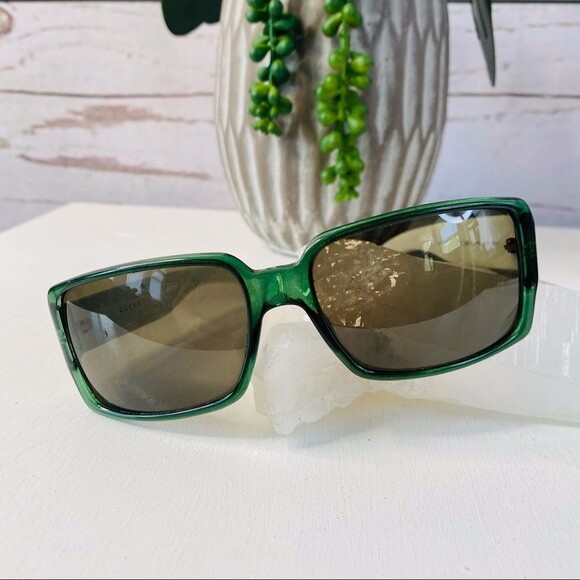 Gucci GG 2563/S Sunglasses Glasses Frames Clear Green and