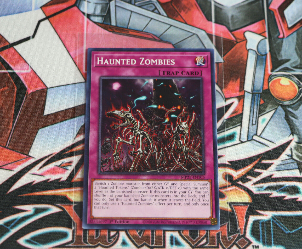 YuGiOh Trap Card Haunted Zombies MP23-EN106 1st Edition Common | eBay