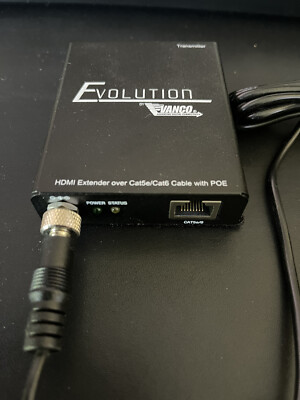 Vanco Evolution Ultra-Slim 4K Black HDMI Extender - EV4K2006