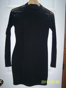 lace up your sleeve black lace long sleeve bodycon dress