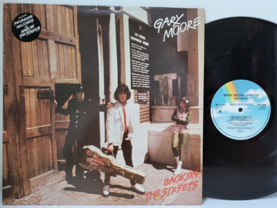 GARY MOORE (Thin Lizzy) Back on The Streets 1981 LP UK Press -Play Tested EX *J2