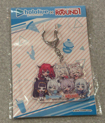 Hololive Production x Round 1 USA Collab Limited Keychain B Mini CHARA Style