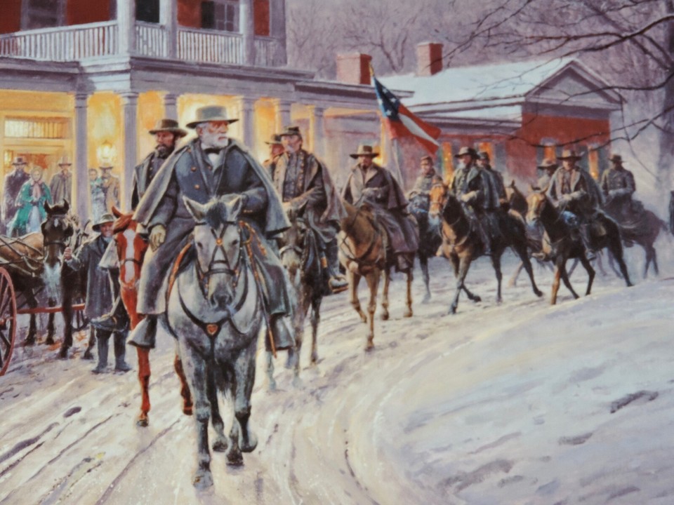 Confederate christmas mort kunstler