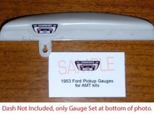 1953 Ford F-100 Pickup Truck Gauge Faces For 125 Scale Amt Model Kitspls Read