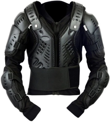 Kids Children Body Armour Motocross Jacket Chest Spine Elbow Shoulder Protection
