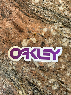 Oakley purple sticker - Surf Ski Snowboard Ocean Mountain sports gear