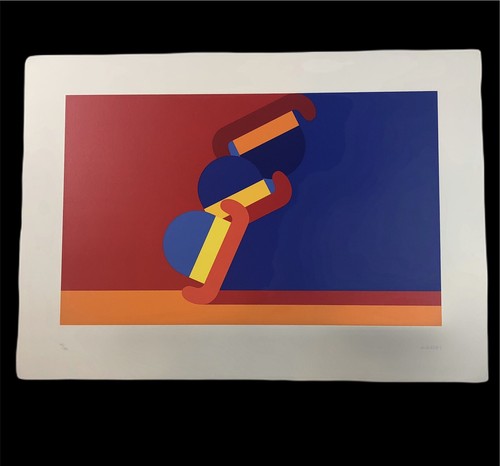 Per Arnoldi Signed Numbered Limited Edition Abstract Art Lithograph 1 Hats - Picture 7 of 7
