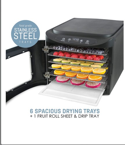 Elite Gourmet 6-Tier Food Dehydrator EFD-313B - Picture 2 of 9