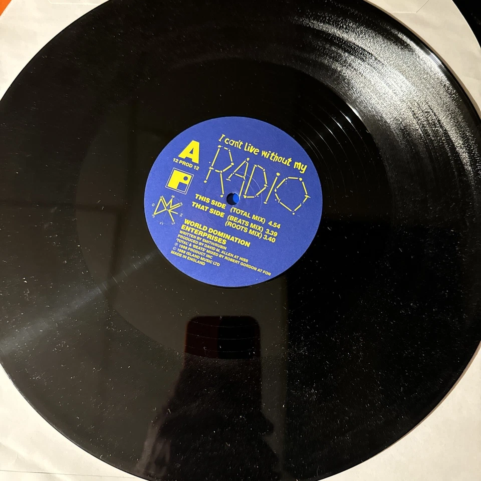I can’t loop it out my radio world domination enterprises 12” Vinyl Single  - Image 3 of 4
