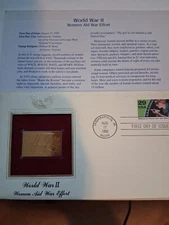 Collection of First Day of Issue USPS Gold Foil Stamps & Christmas Book