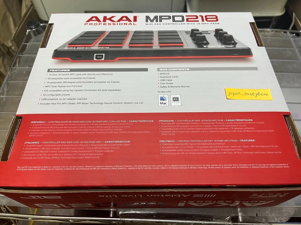 AKAI MPD218 Feature-Packed Highly Playable Pad Controller 100% Genuine Product - Image 4 of 4
