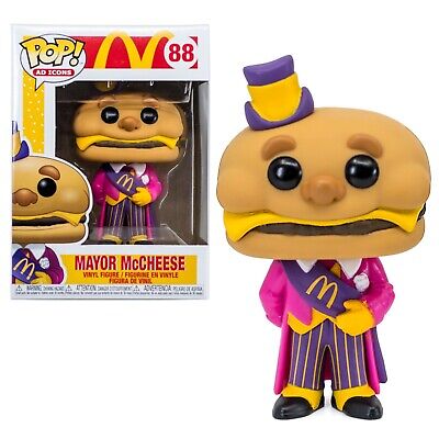 McDonald's Mayor McCheese Funko Pop #88 Ad Icons Vinyl Figure Brand New! | eBay
