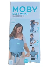 NEW Moby Wrap Baby Carrier Classic Newborns Infants & Toddlers Stone Blue 8-33lb