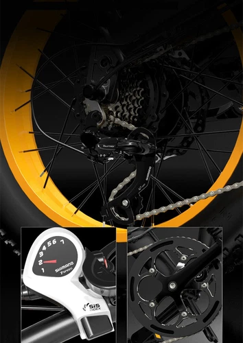 Lankeleisi X3000 PLUS Elektrofahrrad 1000W 20ZOLL E-Citybike 17.5AH Mountainbike - Bild 6 von 31