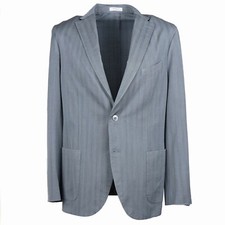 Boglioli Soft-Constructed Muted Green Wool 'K Jacket' Sport Coat 42R Eu 52