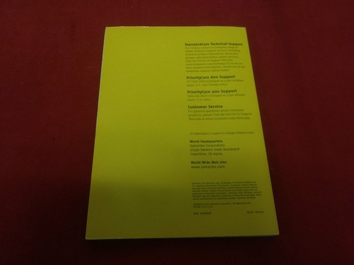 Norton SystemWorks Internet Security User's Guide Books 2003 - Picture 3 of 5