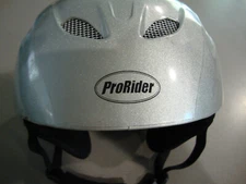 PRORIDER SILVER ADULT SIZE S SKIING or SNOWBOARDING HELMET
