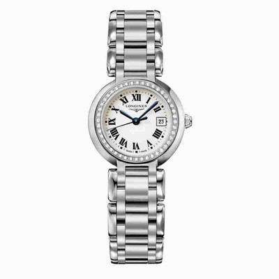 Orologio aus Quarz Longines PrimaLuna L81120716 mit Diamanten