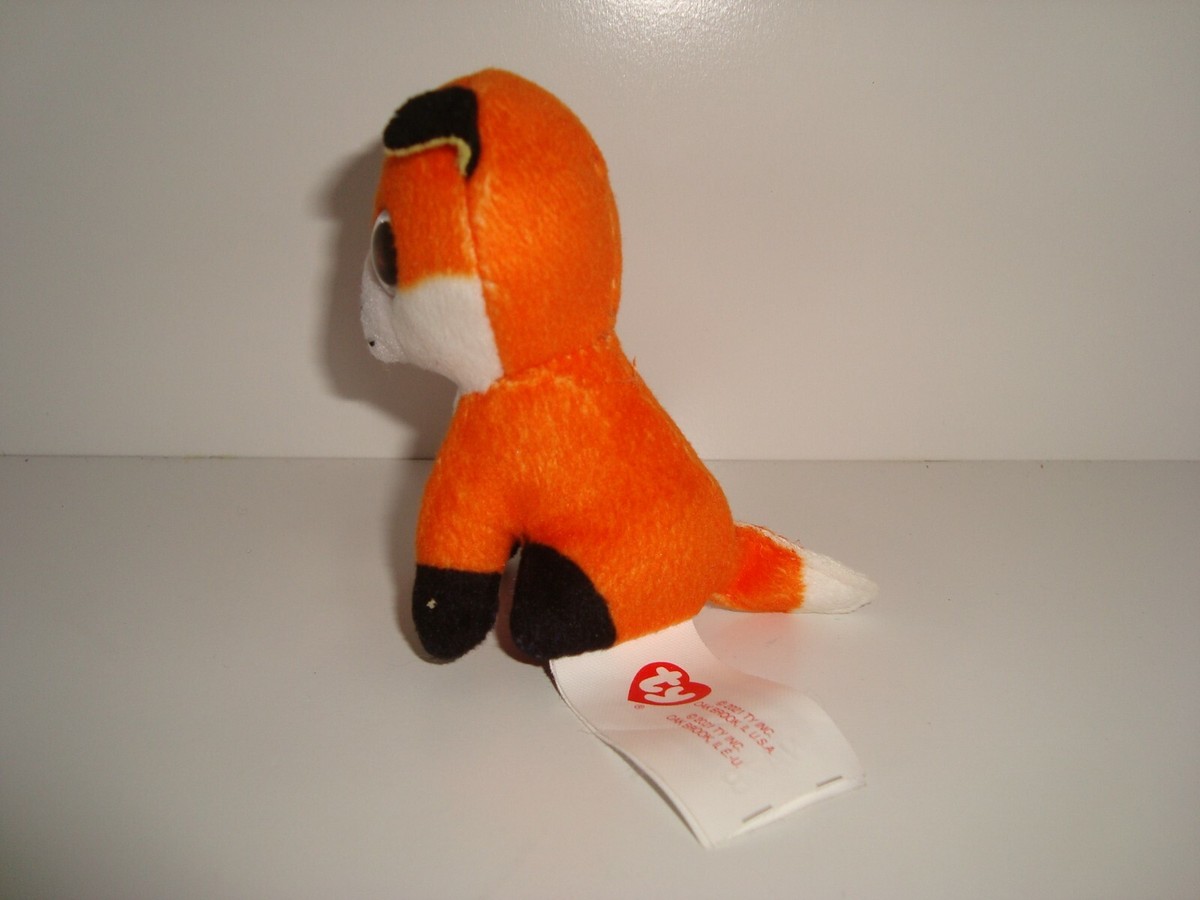 2021 Mcdonalds Ty Teenie Beanie Boos Slick the Fox 3