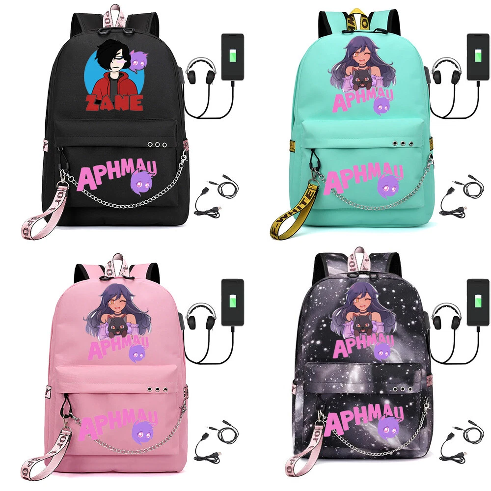 3Pcs Aphmau Backpack Chest Bag Pen Case Primary School Schoolbag X'MAS GIFT