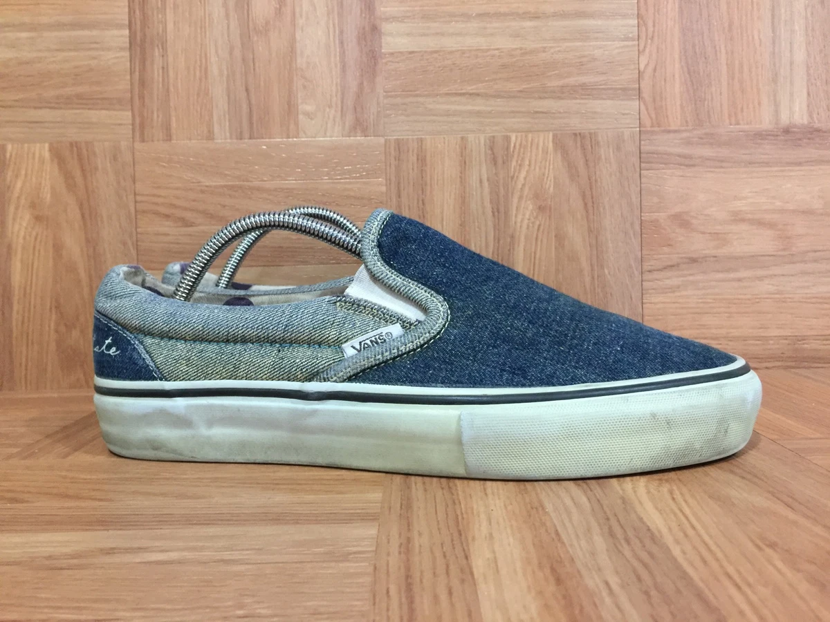 Vans slip on jeans store