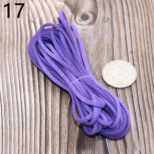 Cuerda de cuerda de cuero para collar pulsera joyería cuerda hallazgo N62US - Imagen 9 de 39