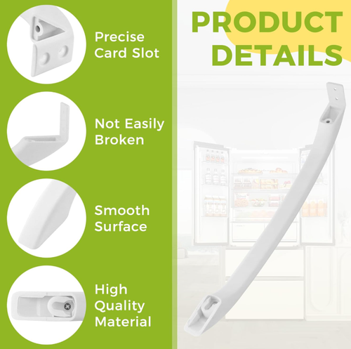 Refrigerator Handle Replacement Frigidaire FFTR1821QW5A FRT18B5AW5 FFTR1814QW0 - Picture 3 of 6