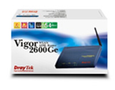 Vigor DrayTek 2600Ge WLAN Router IEEE 802.11g von O2 CZ engl Manual OVP