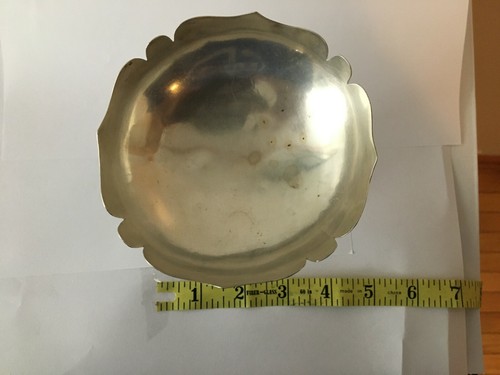 Vintage/Antique Sterling Silver Candy Dish/ Bowl with Detail (Good, w/ Markings) - Picture 8 of 10