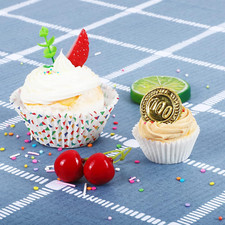 500 Count Mini Cupcake Liners White Greaseproof Muffin Baking Cups No Smell