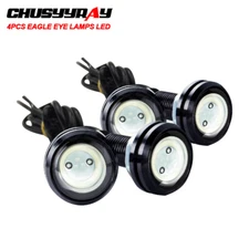 4x White DC 12V 30W Eagle Eye LED Daytime Running DRL Backup Light Car Rock Lamp