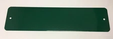 Lot of 10 - 6" x 24" .063 Aluminum Street Sign Blank Painted Green 2 Sides