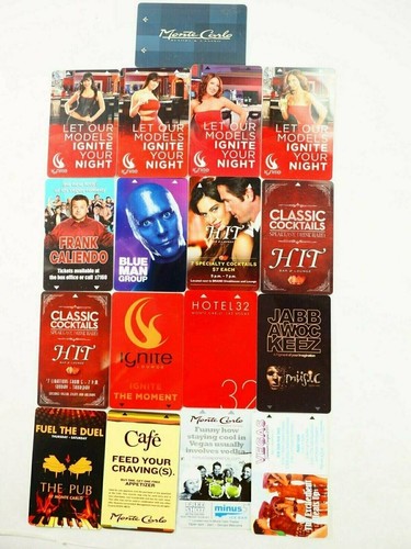 Monte Carlo Hotel & Casino Las Vegas Room Key Cards, 17 Types You Pick - Picture 3 of 89
